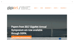 Desktop Screenshot of giga-net.org